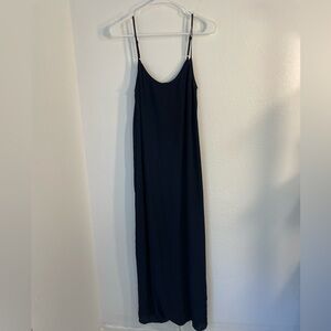 EUC J Crew Navy slip dress, size small